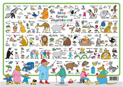 Placemat - My First English Words