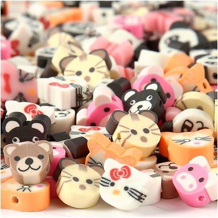 Beads - Animals, 200 pcs