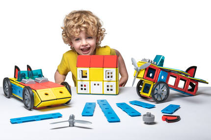Polydron Magnetic Play Set, 144 pcs