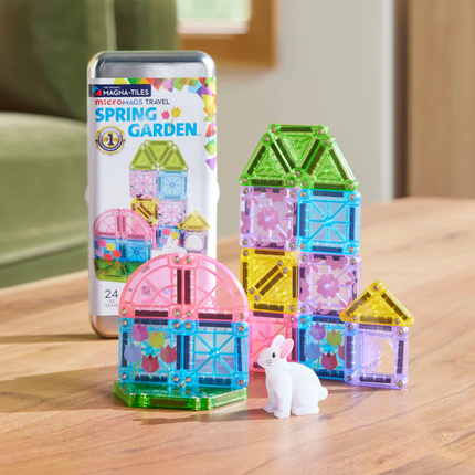 Magna-Tiles | microMAGS Spring Garden, 24 pcs