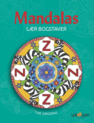 Mandala Colouring Book - Learn Letters