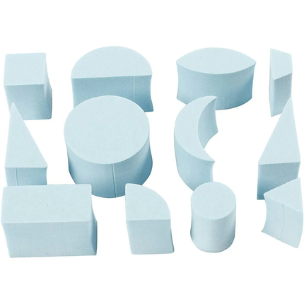 Foam Stamps, 12 pcs