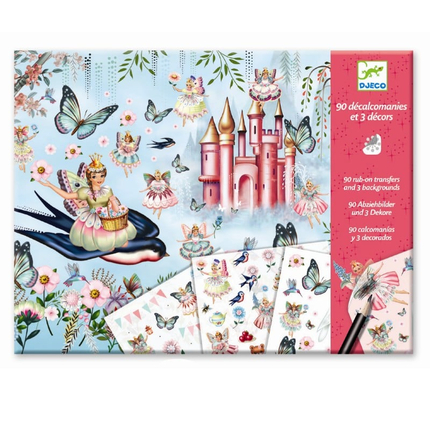 Rub-On Transfer Stickers - Fairies