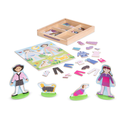 Magnetic Dress-Up Doll, Best Friends