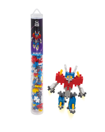 Plus-Plus - Mecha Bot, Tube with 100 pcs