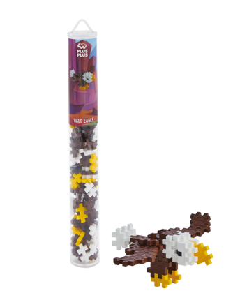 Plus-Plus - Bald Eagle, Tube with 100 pcs