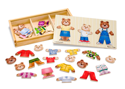 Puzzle - Bear Family Dress-Up