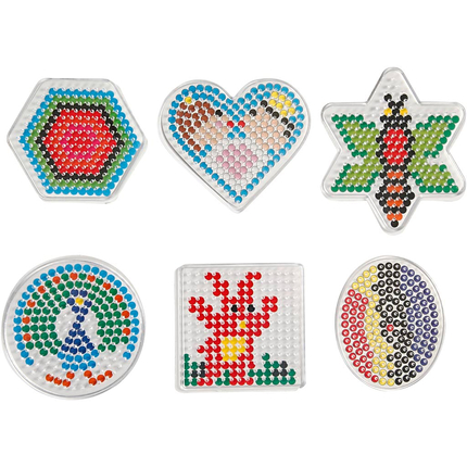 Midi Pegboards - Shapes, 6 pcs