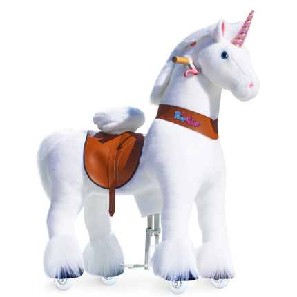 Ride-On Horse - Unicorn White, M/L