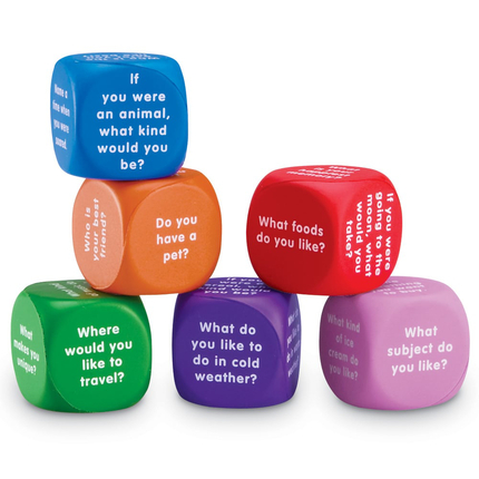 Conversation Cubes (English), 6 pcs