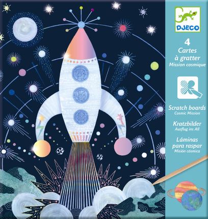 Scratch Art Cards - Space
