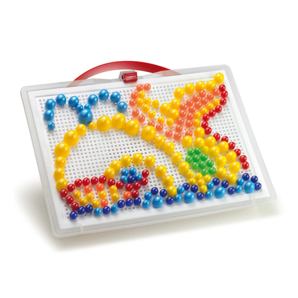 Mosaic Pegboard FantaColor with Handle, 280 pcs