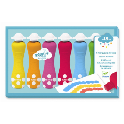 Dot Markers - Basic, 6 pcs