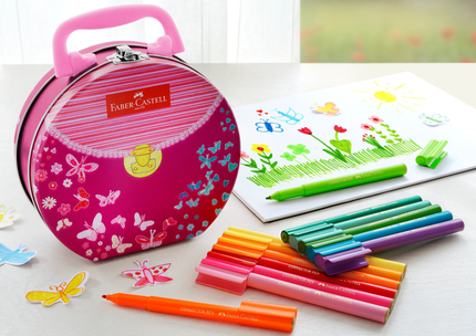 Connector Pens in Handbag Tin, 33 pcs