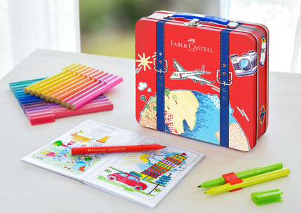 Connector Pens in Suitcase Tin, 40 pcs