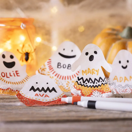 DIY Halloween Craft - Paper Ghosts
