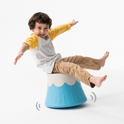 Rocking Volcano Stool for Children