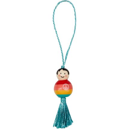 Good Luck Doll Charm - Peace