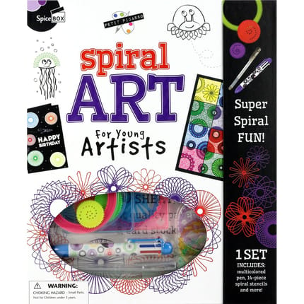Spiral Art for Young Artists