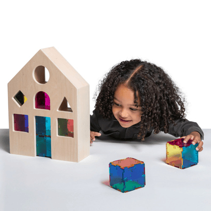 Polydron Crystal - Colour Mixing House, 49 pcs