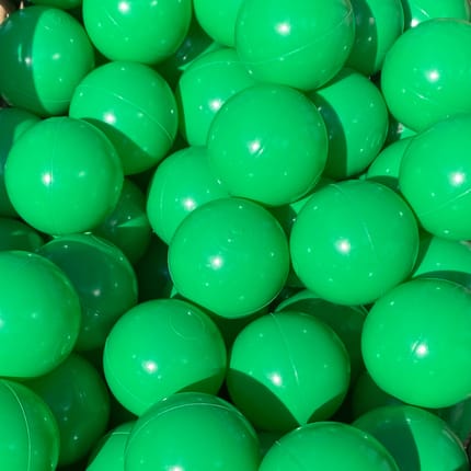 Ball Pit Balls Ø7 cm - Bright Green, 100 pcs
