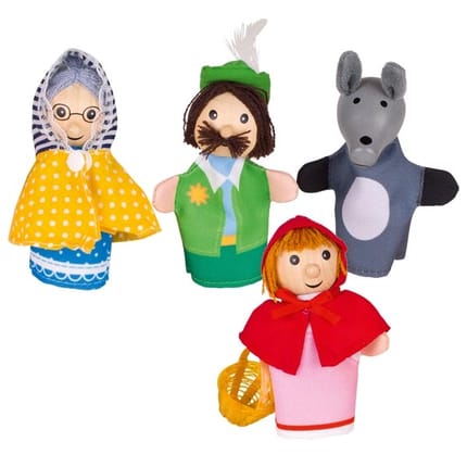 Finger Puppets - Little Red Riding Hood, 4 pcs