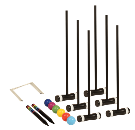Croquet Set, 6 players - Deluxe