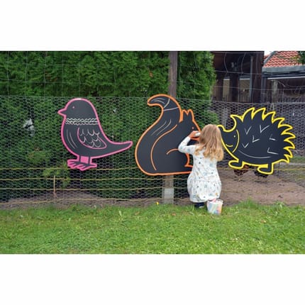 Outdoor Chalkboards - Forest Animals, 3 pcs