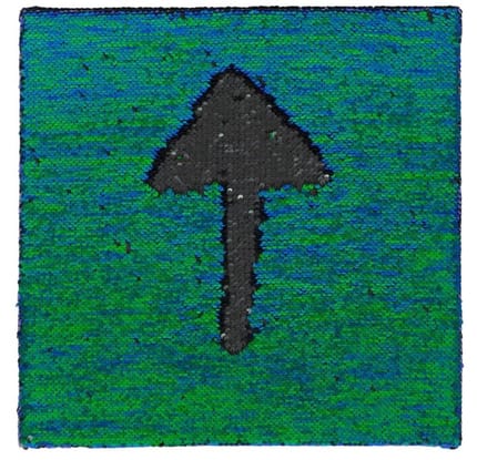 Sensory Sequin Panel - Blue/Green