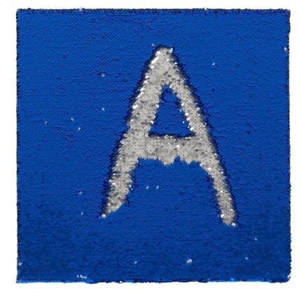 Sensory Sequin Panel - Blue/Silver