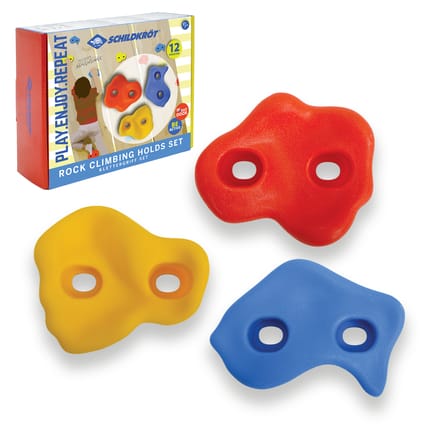 Climbing Holds - Multicolour excl. Screws, 12 pcs