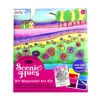 DIY Watercolour Art Kit - Flowers & Gardens