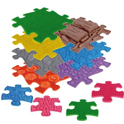 Textured Sensory Tiles, Set of 11 pcs