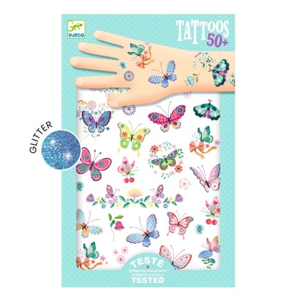 Tattoos, Glitter - Butterflies