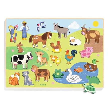 Puzzle with 22 pcs - Farm Life