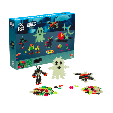 Plus-Plus - Glow, Learn to Build Set, 500 pcs