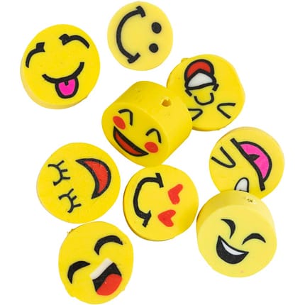 Beads - Smiley Faces, 200 pcs