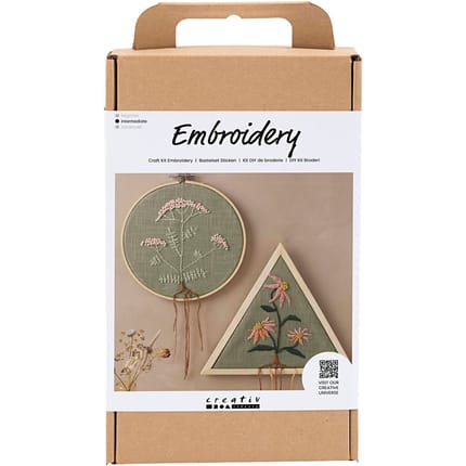 DIY Embroidery Kit - Hanging Ornaments, 2 pcs