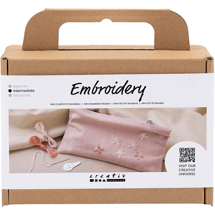 DIY Embroidery Kit - Pencil Pouch