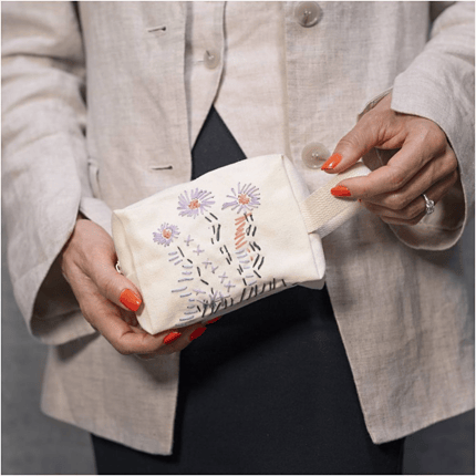 DIY Embroidery Kit - Make-Up Bag