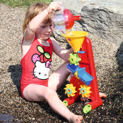 Sand & Water Wheel Stand - Red