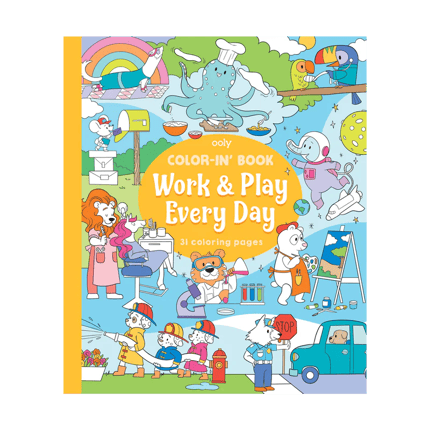 Colouring Book - Work & Play Every Day