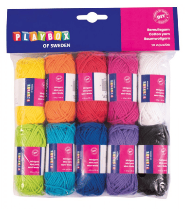 Cotton Yarn, 10 Skeins
