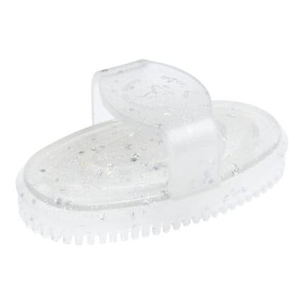 Cheval Roi Accs. - Rubber Curry Comb, Silver