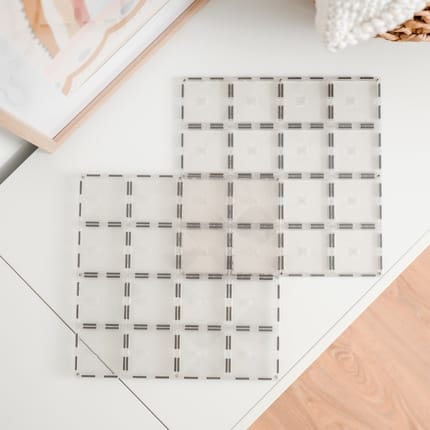 CONNETIX | Baseplates, Clear, 2 pcs