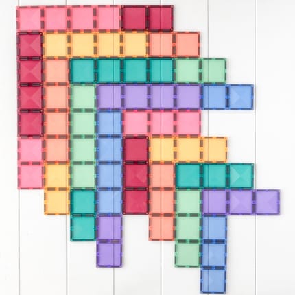 CONNETIX | Pastel Rectangle Pack, 24 pcs