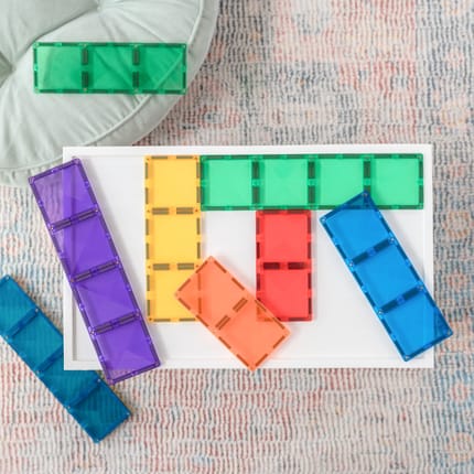 CONNETIX | Rainbow Rectangle Pack, 18 pcs
