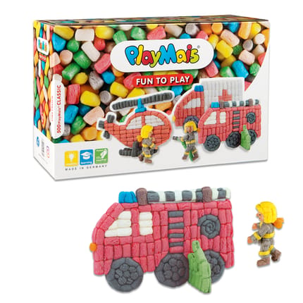 PlayMais Classic Fun To Play - Fire Truck, 500 pcs