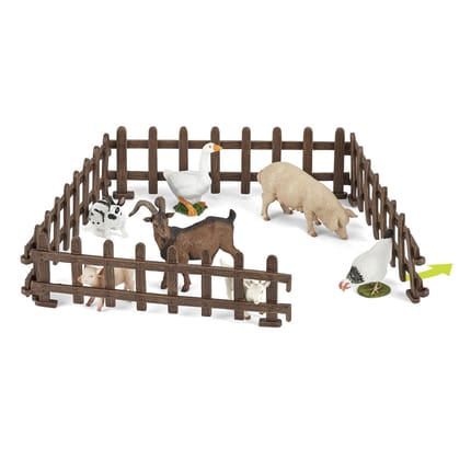 Toy Farm Accs. - Fences (excl. Animals), 4 pcs