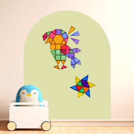 Cleverclixx | Magnetic Wall Sticker, Soft Olive
